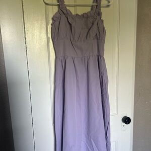 Lavender Sleeveless Maxi Dress